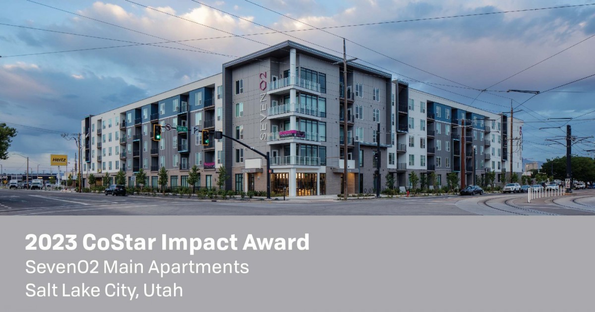 SevenO2 Main Apartments Awarded 2023 CoStar Impact Award - FFKR Architects